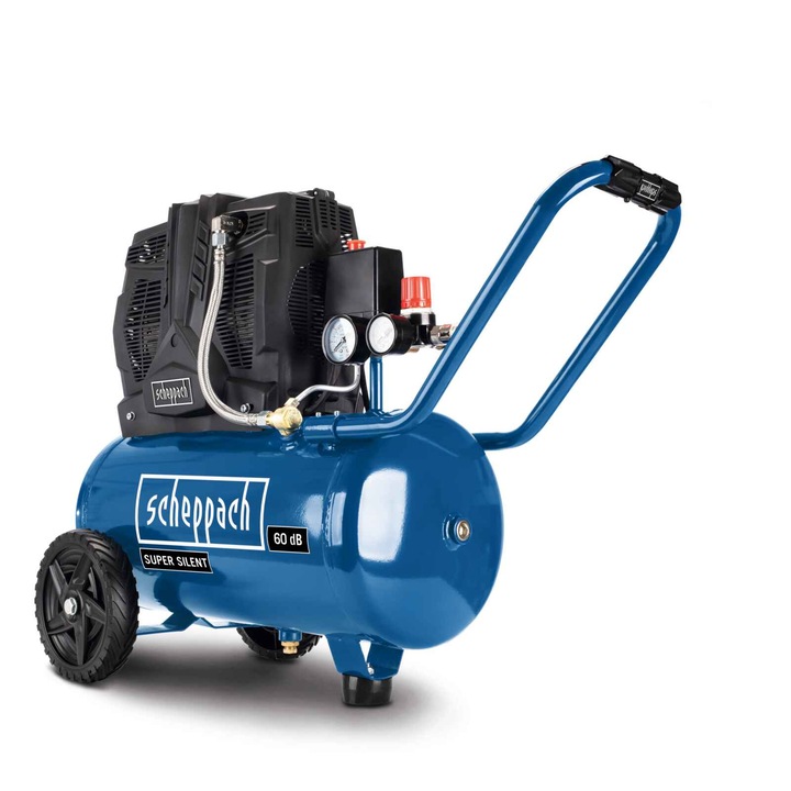 Компресор Scheppach, HC25Si, 1100 W, 8 bar