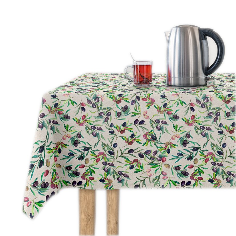 Fata de masa impermeabila, Casa de bumbac, Vercors, 220x140 cm, multicolor