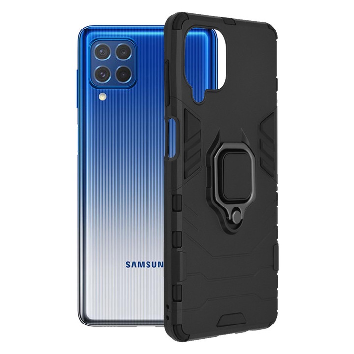 Кейс за Samsung Galaxy M62/ F62, Techsuit Silicone Shield, черен