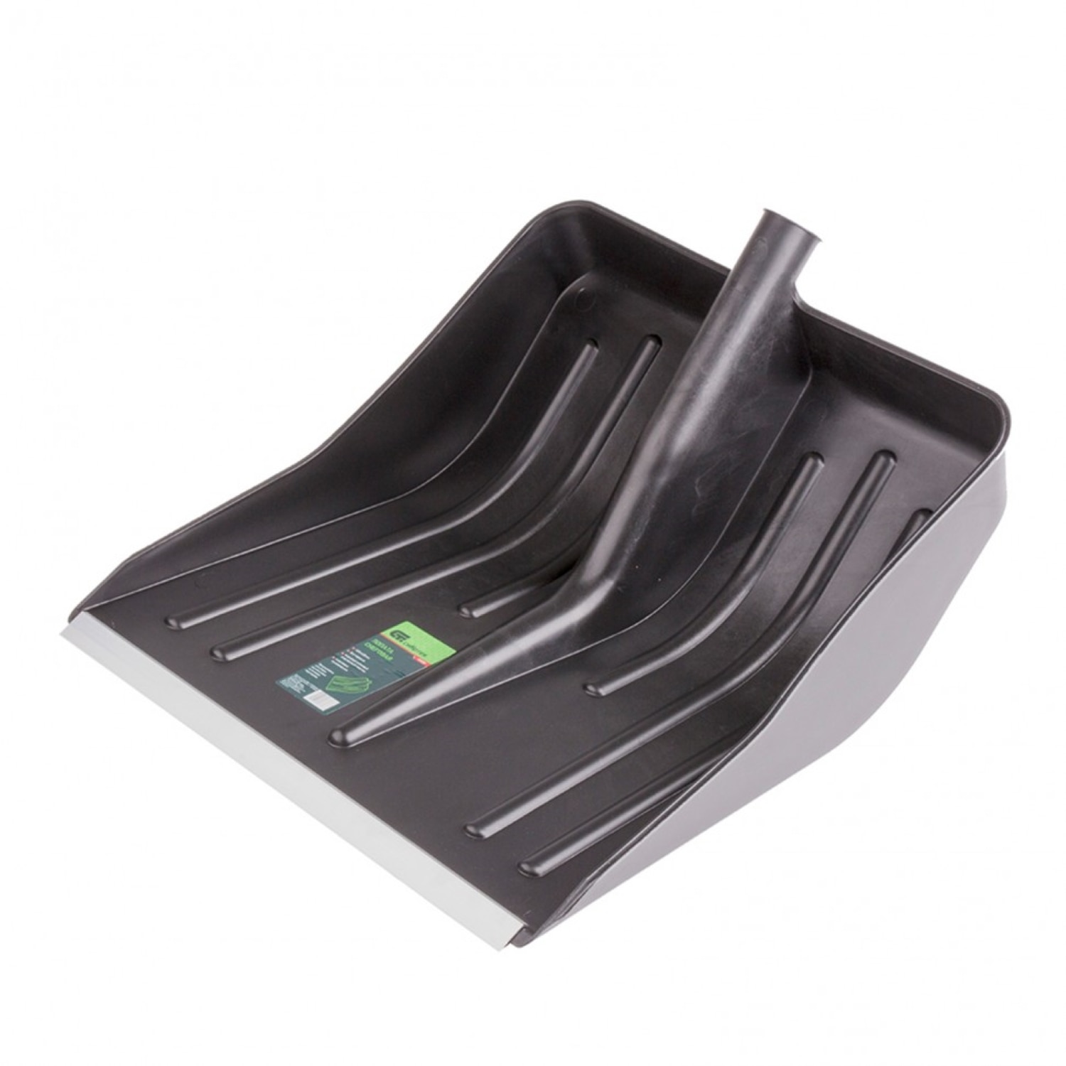 Lopata de zapada, 420x425 mm, fara coada, din plastic, margine din aluminiu