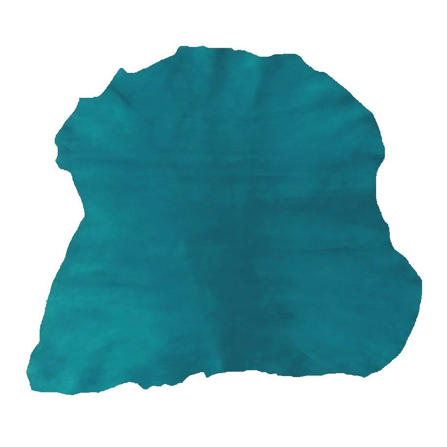 Piele camoscio , verde-albastru