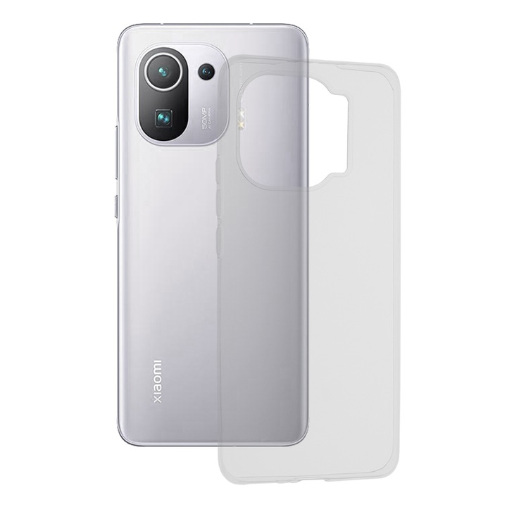 Кейс за Xiaomi Mi 11 Pro, Techsuit Clear Silicone, Transparent