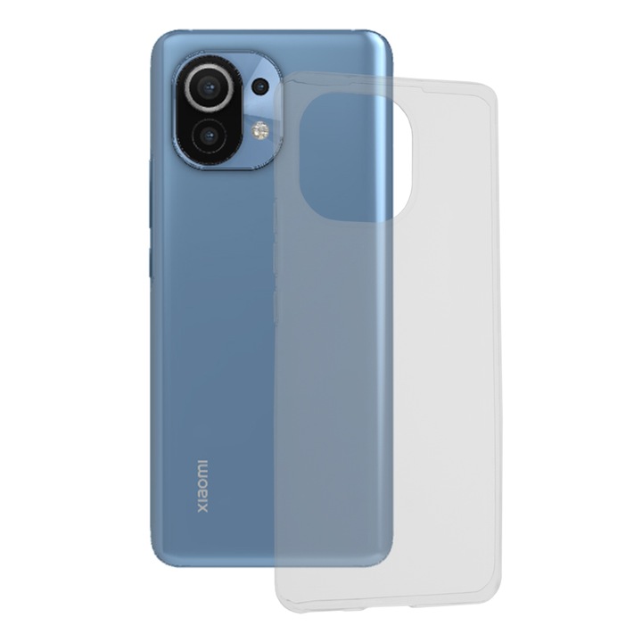 Прозрачен защитен калъф AZIAO за Xiaomi Mi 11 Lite 4G / Mi 11 Lite 5G / 11 Lite 5G NE, Invisible Trend, Diamond Hexa Anti-Drop Technology, Perfect Fit, Transparent