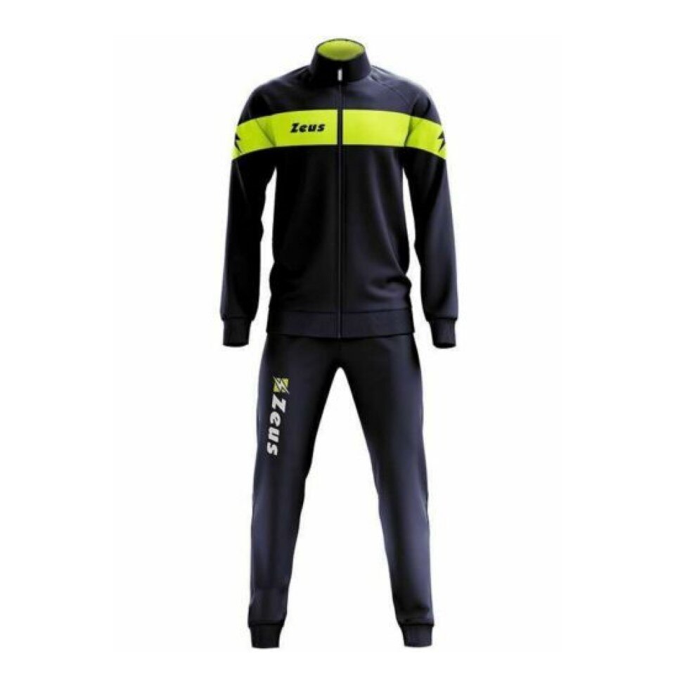 Trening Barbati Zeus Apollo, Negru/Verde fluorescent, S