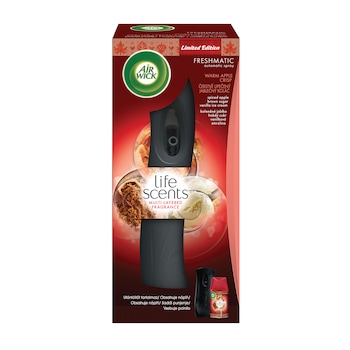 Odorizant camera Airwick Freshmatic Life Scents + Rezerva Warm Apple Crisp, 250 ml Odorizant camera Airwick Freshmatic Life Scents + Rezerva Warm Apple Crisp, 250 ml