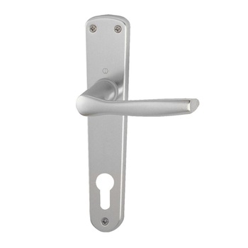 Maner usa interior, Hoppe Milano, cu sild pentru broasca yala, material aluminiu, culoare argintiu - F1 , 90 x 32 mm Maner usa interior, Hoppe Milano, cu sild pentru broasca yala, material aluminiu, culoare argintiu - F1 , 90 x 32 mm
