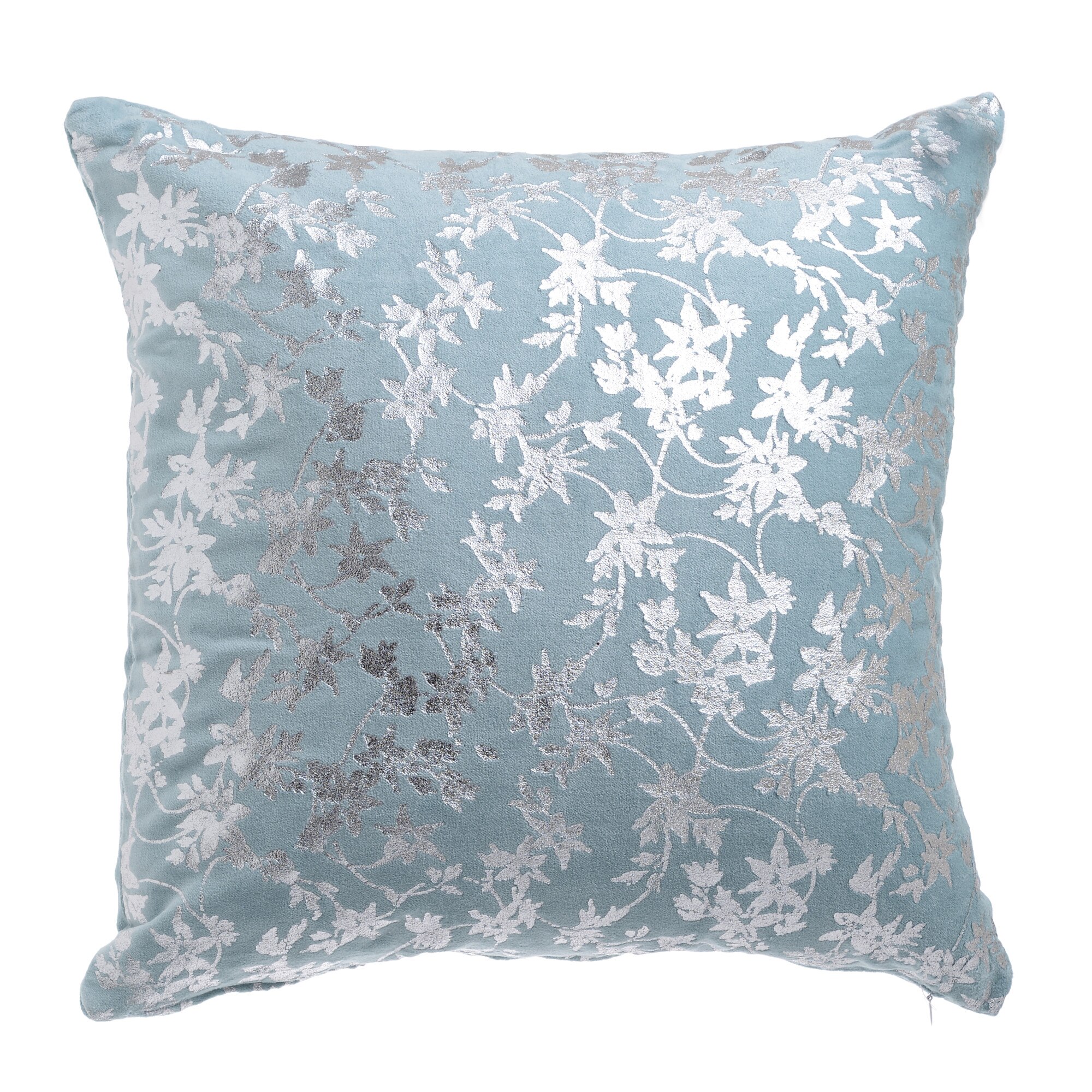 Perna decorativa, albastru/argintiu, 45X45 cm