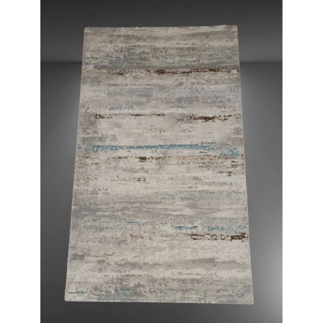 Covor Rose, 150x300 cm, gri/turquoise - eMAG.ro