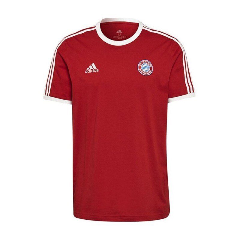 Tricou Adidas FC Bayern 3-Stripes GR0687, Barbati, Rosu