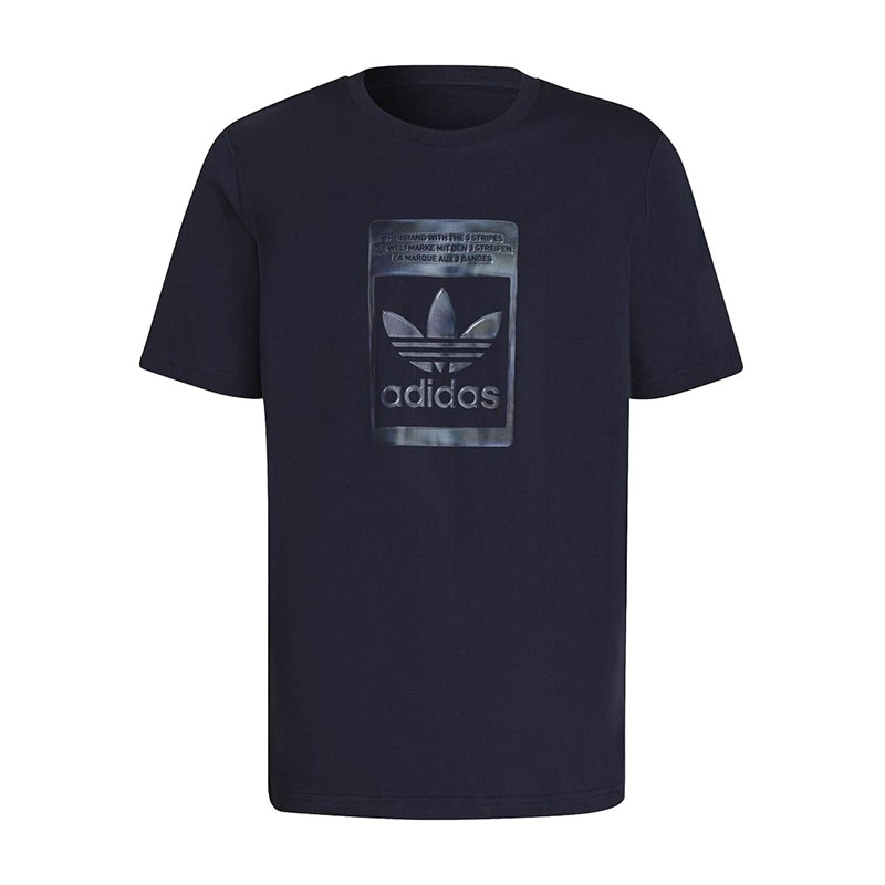 Tricou Adidas Camo Infill H13496, Barbati, Bleumarin