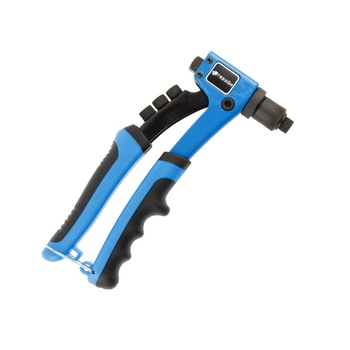 Cleste pentru nituri, Hogert, cu reglare de 215 mm, 4 capete Cleste pentru nituri, Hogert, cu reglare de 215 mm, 4 capete
