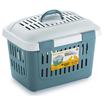 Cusca transport iepuri/dihori, Zolux, Gulliver, 45x33x33 cm, Bleu Cusca transport iepuri/dihori, Zolux, Gulliver, 45x33x33 cm, Bleu