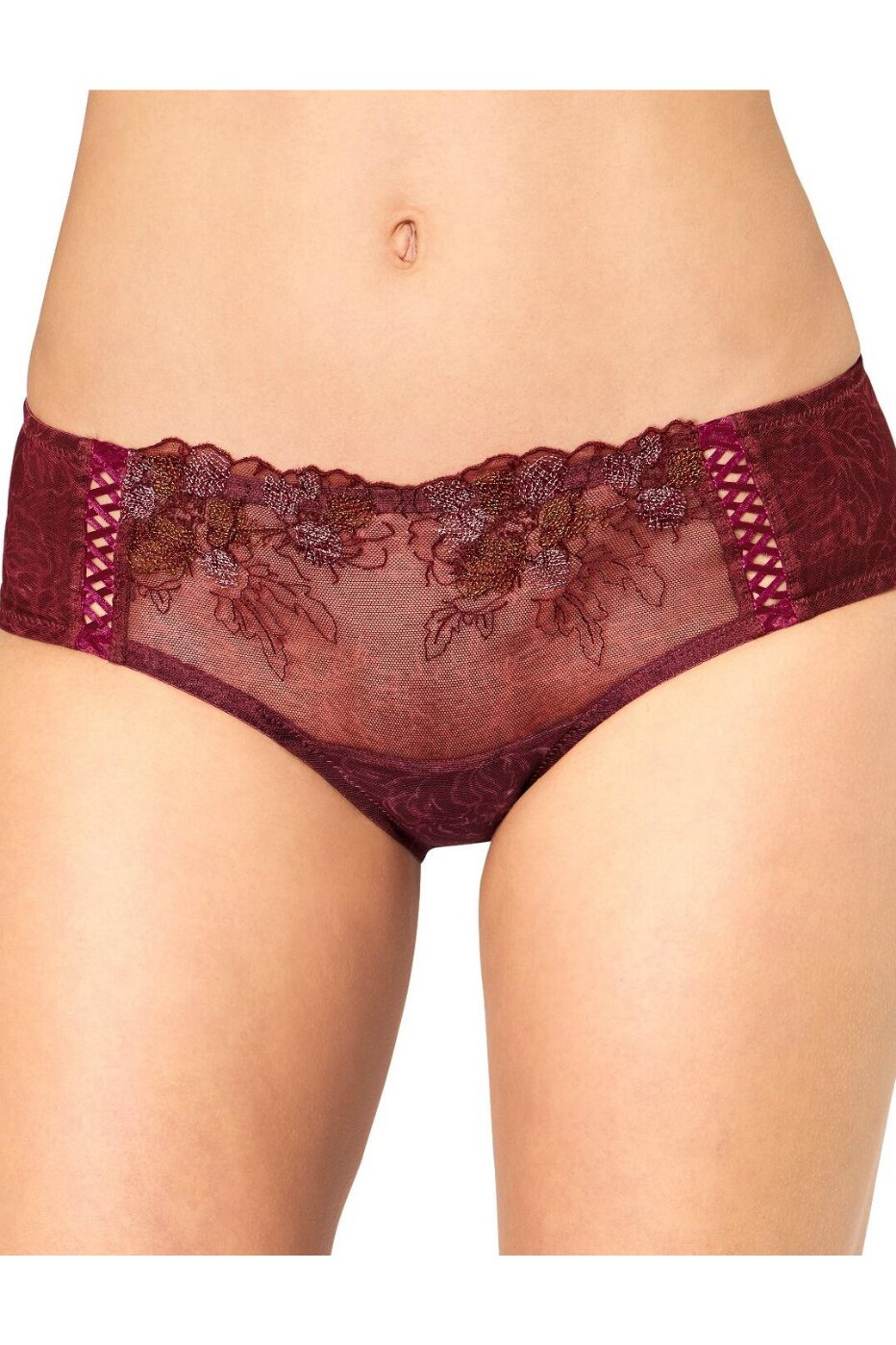 Chiloti Triumph, Sublime Florale Hipster, Bordo