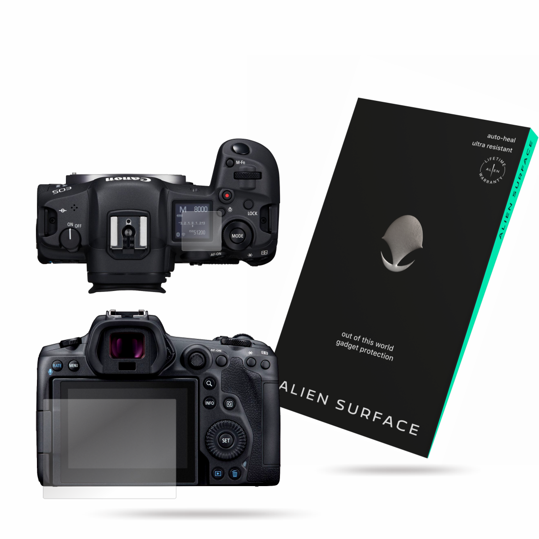 Folie Alien Surface, compatibila cu Canon EOS R5, protectie ecran 1 si 1 Rezerva