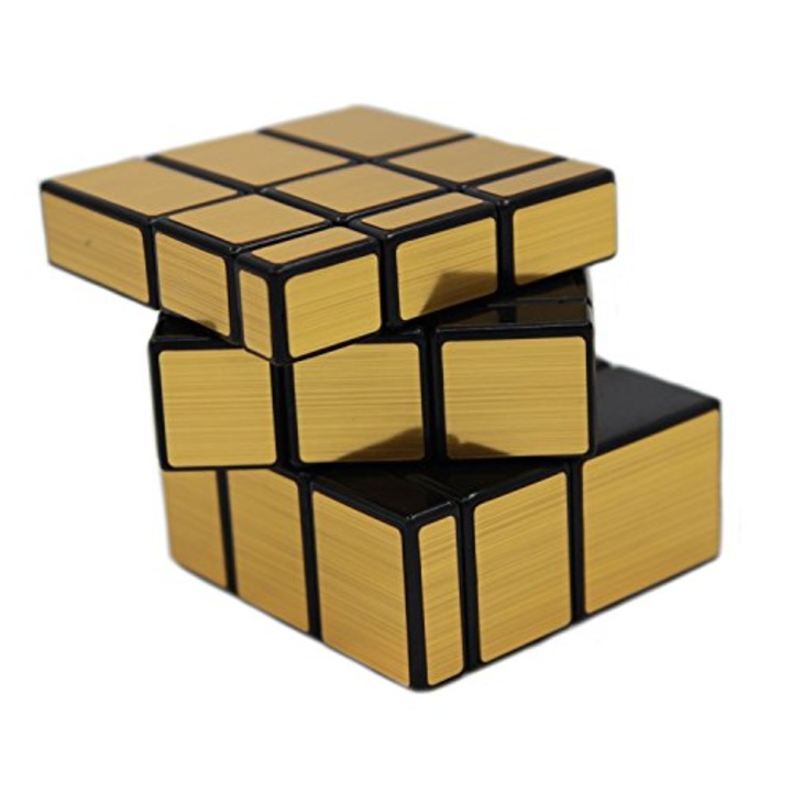 Original Deals Rubik-kocka, 3D Magic Intelligent, stresszoldó játék, 5.5 cm, arany