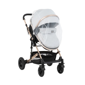 Protectie impotriva insectelor KikkaBoo pentru carucior White Protectie impotriva insectelor KikkaBoo pentru carucior White
