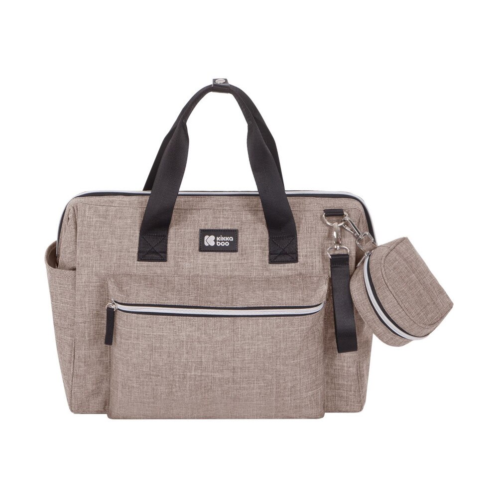 Geanta multifunctionala pentru carucior KikkaBoo Maxi Beige