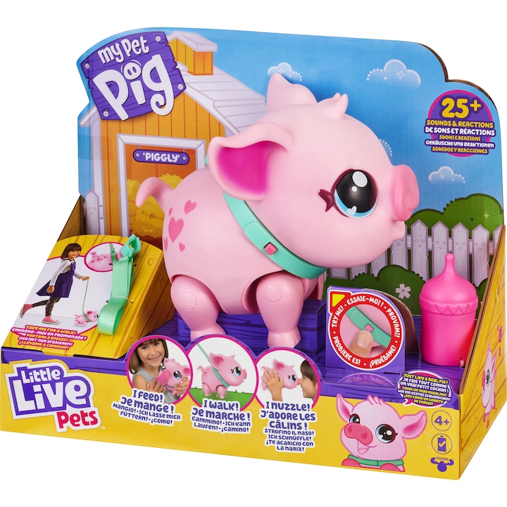 Интерактивно прасенце Little Live Pets - My Pet Pig
