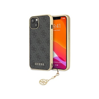 Husa Spate Guess Compatibila Cu iPhone 13, Colectia Charms, Gri - 9033484 Husa Spate Guess Compatibila Cu iPhone 13, Colectia Charms, Gri - 9033484