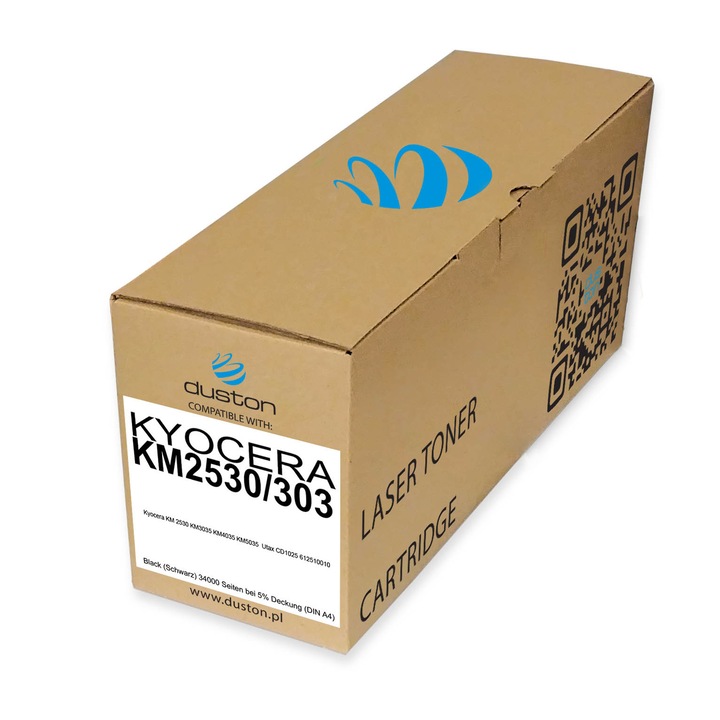 Toner compatibil cu Kyocera Duston, KM2530/3035, KM-2530/3035, 34000 pagini, Negru