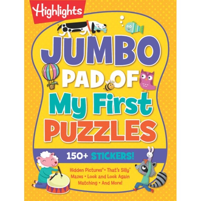 Jumbo Pad of My First Puzzles de Highlights