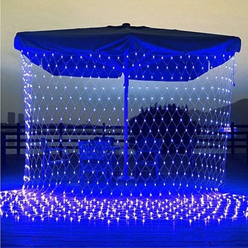 Instalatie Craciun, Tip Plasa, 4.5 m x 1.5 m, 360 LED-uri, Albastru, 8 jocuri de lumini, Transformator, Interconectabila, Prelungitor 3 m inclus, Fir transparent, Flippy Instalatie Craciun, Tip Plasa, 4.5 m x 1.5 m, 360 LED-uri, Albastru, 8 jocuri de lumini, Transformator, Interconectabila, Prelungitor 3 m inclus, Fir transparent, Flippy