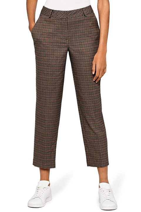 Női nadrág Find 6403511-A15625, kockás, barna, XL