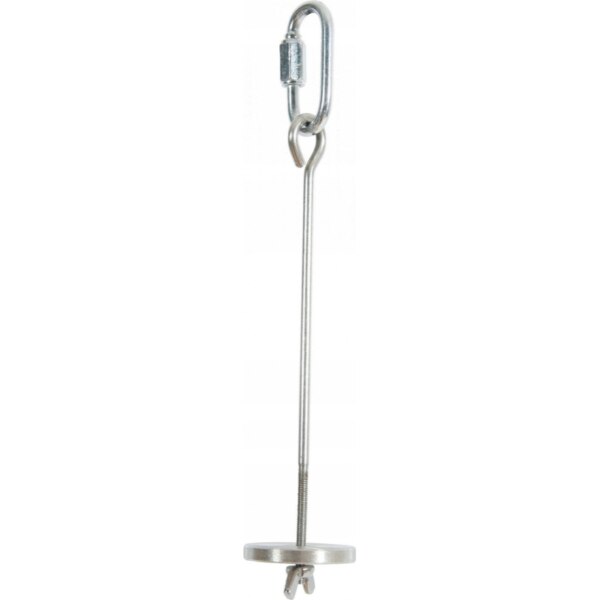 Suport fructe si legume Zolux, Metal, 16 cm, Argintiu