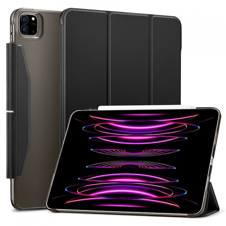 Калъф за iPad Pro 12.9 (2021 / 2022) - ESR Ascend Trifold - черен