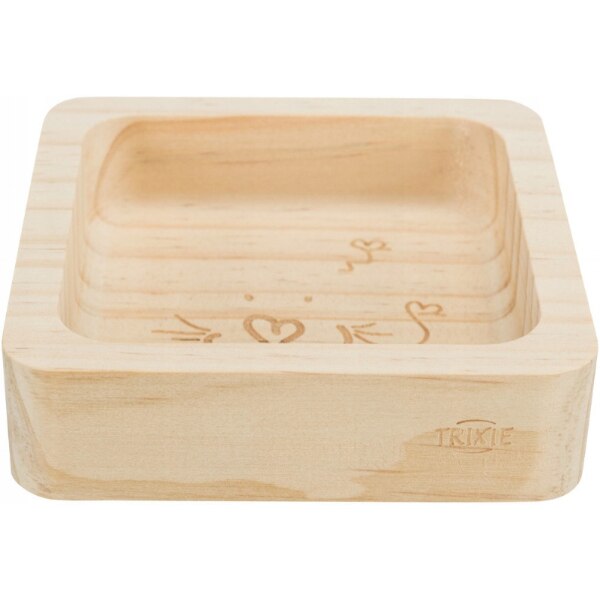 Castron Trixie, Lemn netratat, 190 ml, Maro