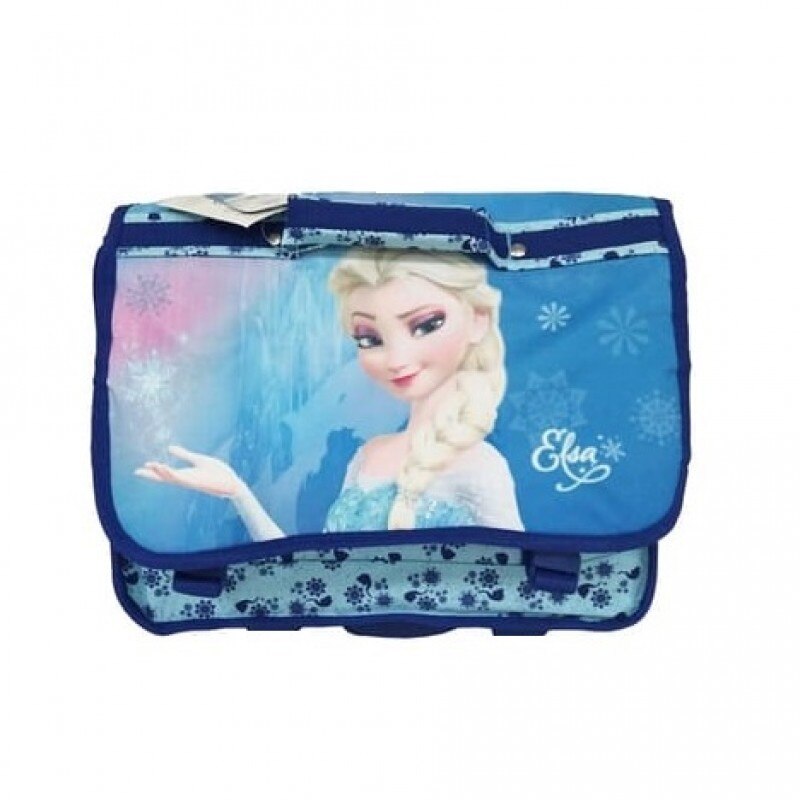 Ghiozdan ergonimic dreptunghiular pentru scoala Elsa Frozen