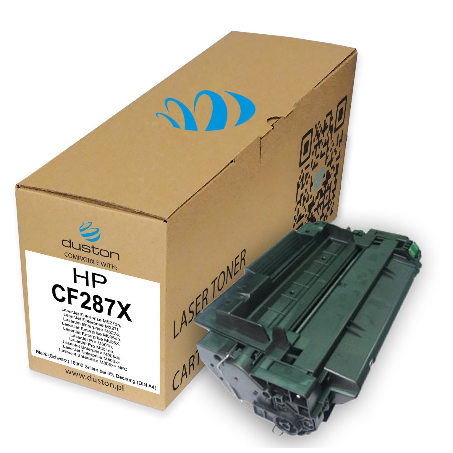 10 Pza Cf287a Toner Nuevo 87a Compatible Con M501n | Cuotas sin interés
