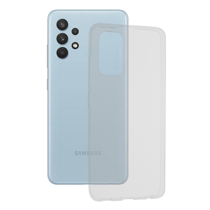 Кейс за Samsung Galaxy A32 4G, Techsuit Clear Silicone, Transparent