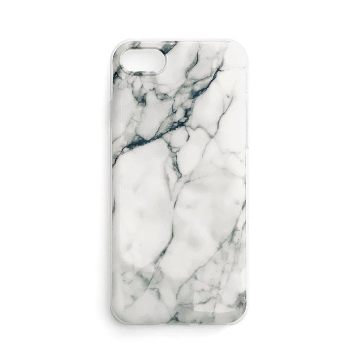 Husa Wozinsky, Marble, Pentru Samsung Galaxy A72 4G, TPU, Alb