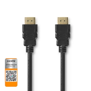 Nedis CVGP34050BK10 Premium HDMI - HDMI kábel 1m - fekete