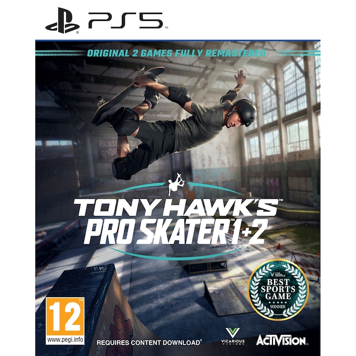 Tony Hawk's Pro Skater 1+2 Játékprogram, PS5