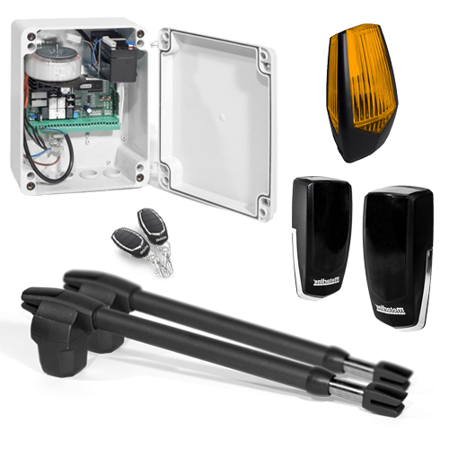 Kit automatizare poarta batanta 2x3m -MOTORLINE LINCE400-24V-KIT