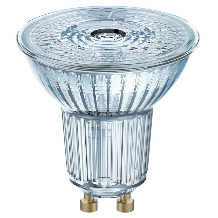 Osram Star PAR16 üveg ház/4,3W/350lm/2700K/GU10/230V/36fok/81lm/W LED spot izzó