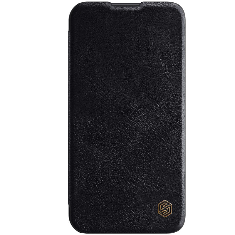 Husa tip carte Nillkin Qin Pro, pentru iPhone 13, negru
