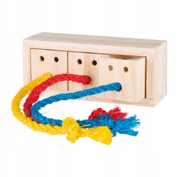Cub interactiv gustari Trixie, Lemn, 16 x 6 x 7 cm, Multicolor Cub interactiv gustari Trixie, Lemn, 16 x 6 x 7 cm, Multicolor