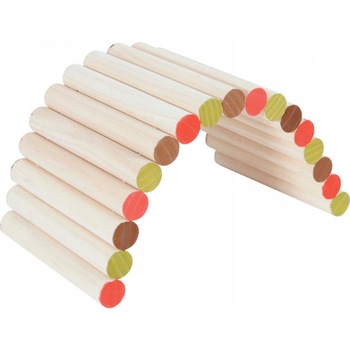 Pod de joaca pentru rozatoare, Zolux, M, Lemn, Multicolor Pod de joaca pentru rozatoare, Zolux, M, Lemn, Multicolor