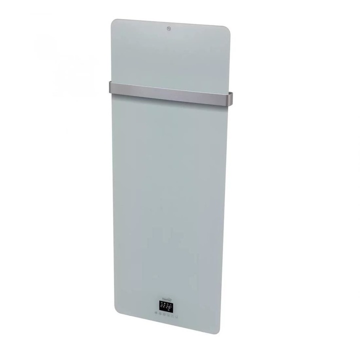 Radiator pentru baie Home FKG 850 WIFI, support prosop, 850 W, panou sticla