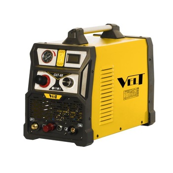 Aparat de taiere profesional cu plasma Velt CUT 80, 80 A, trifazat, tehnologie invertor, 11.5 kg Aparat de taiere profesional cu plasma Velt CUT 80, 80 A, trifazat, tehnologie invertor, 11.5 kg
