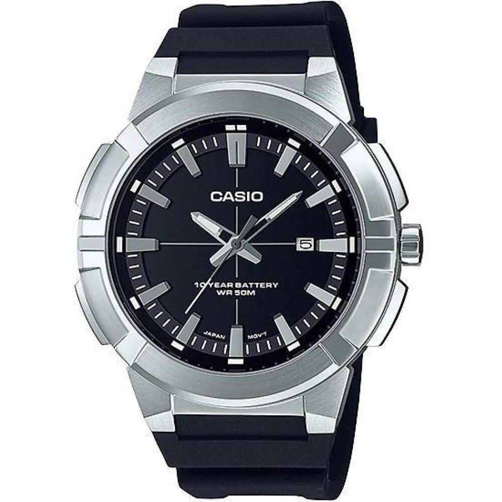 Ceas barbatesc Casio Negro Rochie MTP-E172-1AVDF