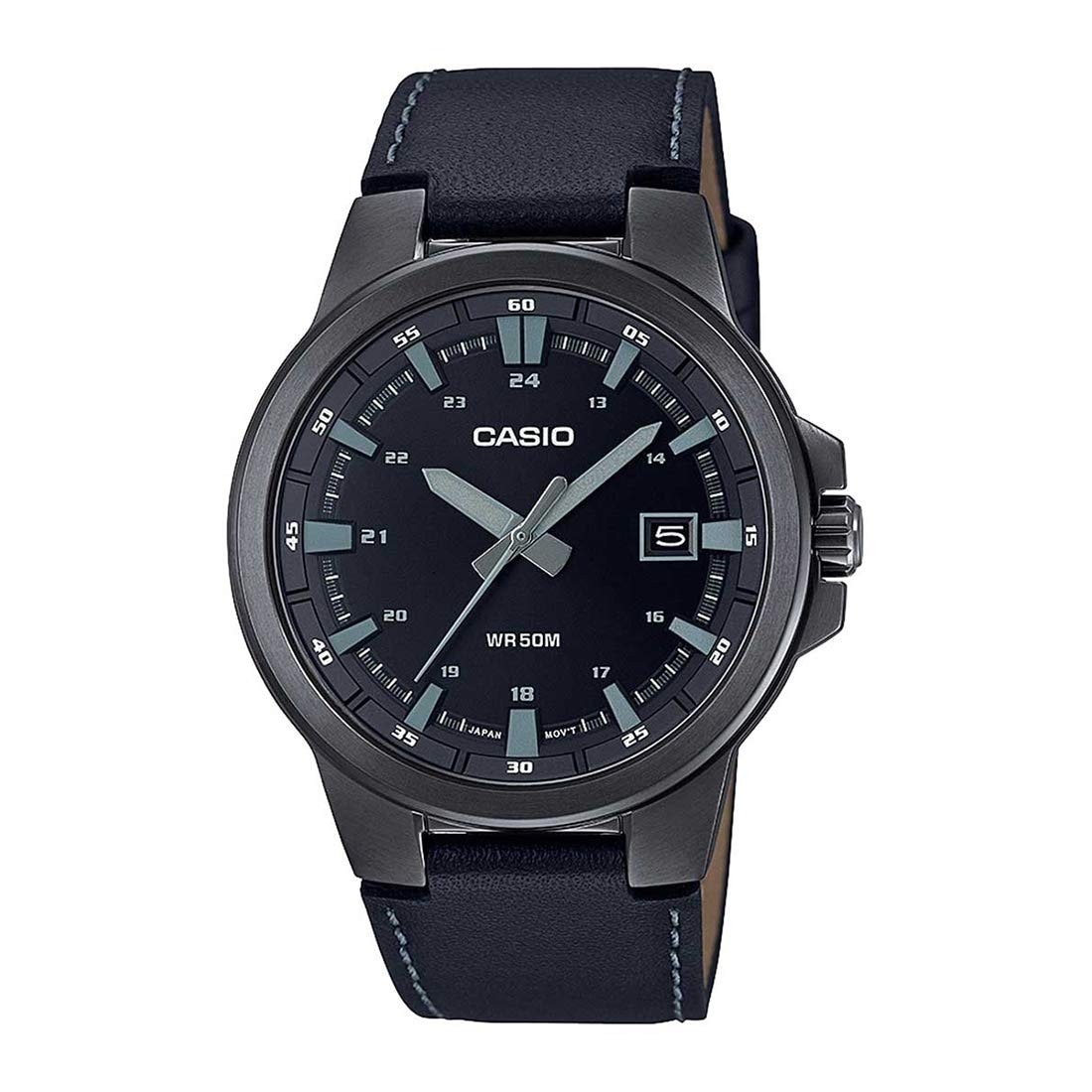 Ceas barbatesc Casio Negro ENTICER MTP-E173BL-1AVDF
