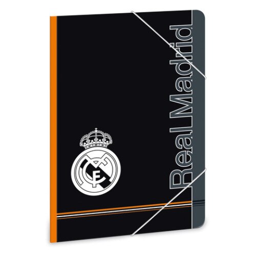 Mapa cu elastic Real Madrid negru A5, Ars Una