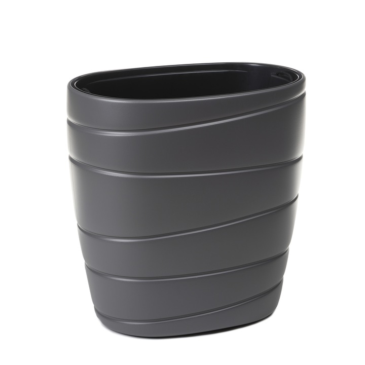 Jardiniera lamela, Pasa, 40x60 cm, antracit