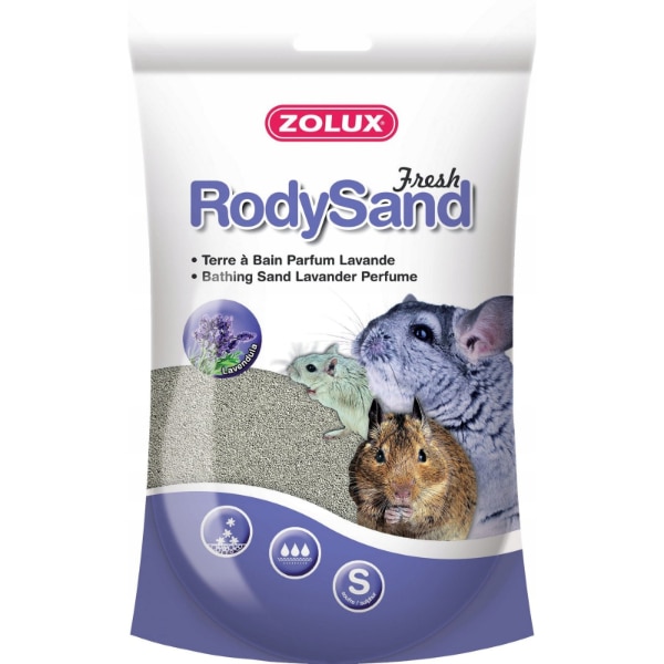 Nisip de baie Zolux, Rody, Chinchilla, Lavanda, 2L