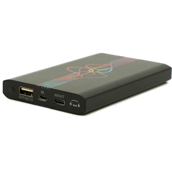 Acumulator extern HAMA HaHaHa VIBE, 10.000 mAh, 1xType C, 1xUSB, 1xMicroUSB, negru Acumulator extern HAMA HaHaHa VIBE, 10.000 mAh, 1xType C, 1xUSB, 1xMicroUSB, negru