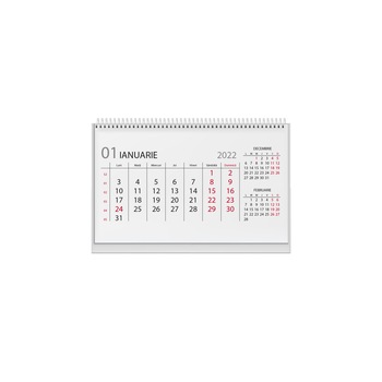 Calendar birou triptic 2022, 6 file carton Calendar birou triptic 2022, 6 file carton